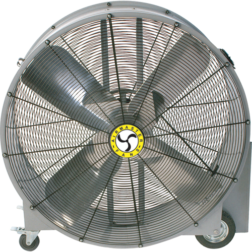 Belt Drive Drum Fans, Industrial, 2 Speed, 42" Diameter Rock Safety Industrial Ltd
