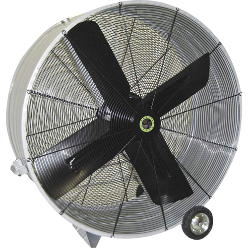 Ventilateurs tambour &agrave; entraînement par courroie, Industriel, 1 vitesses, Diam&egrave;tre de 48" Rock Safety Industrial Ltd