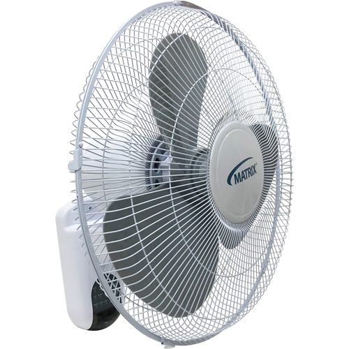 Ventilateur mural oscillant, Commercial, 3 vitesses, Diam&egrave;tre de 16" Rock Safety Industrial Ltd