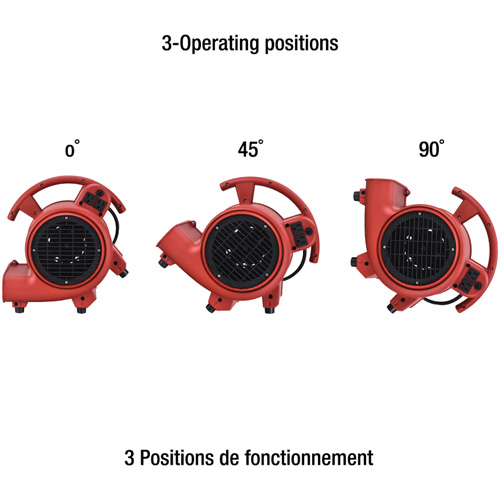 Air Mover, 550 CFM Rock Safety Industrial Ltd
