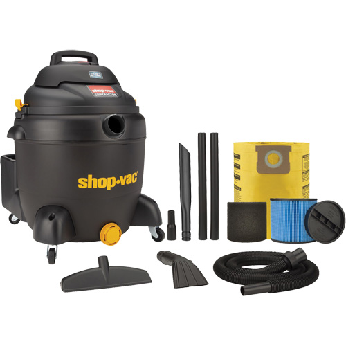 Aspirateur pour atelier SVX2, Secs-humides, 6,5 CV, 18 gal. US (68,1 litres) Rock Safety Industrial Ltd