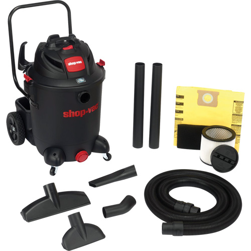 Aspirateur utilitaire pour atelier SVX2 avec chariot, Secs-humides, 6,5 CV, 14 gal. US (53 litres) Rock Safety Industrial Ltd