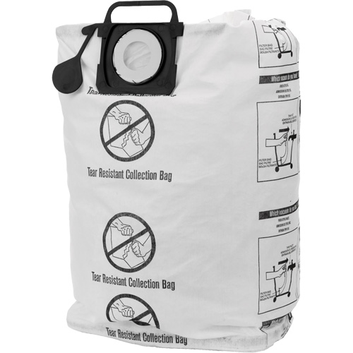 Tear-Resistant Dry Collection Vacuum Bags, 12 - 20 US gal. Rock Safety Industrial Ltd