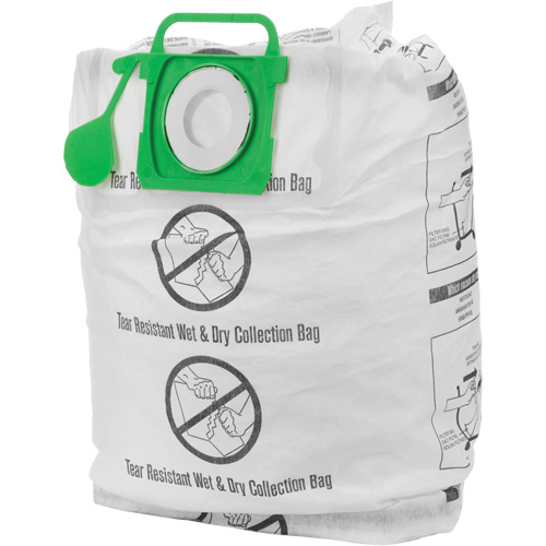 Tear-Resistant Wet/Dry Collection Vacuum Bags, 5 - 10 US gal. Rock Safety Industrial Ltd
