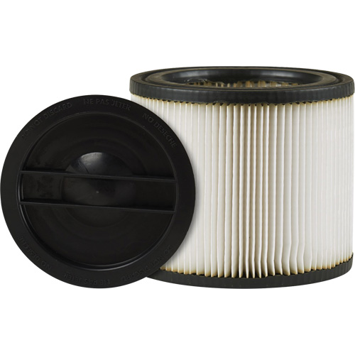 Petit filtre pour aspirateur, Cartouche, Pour 1 - 6 gal. US Rock Safety Industrial Ltd