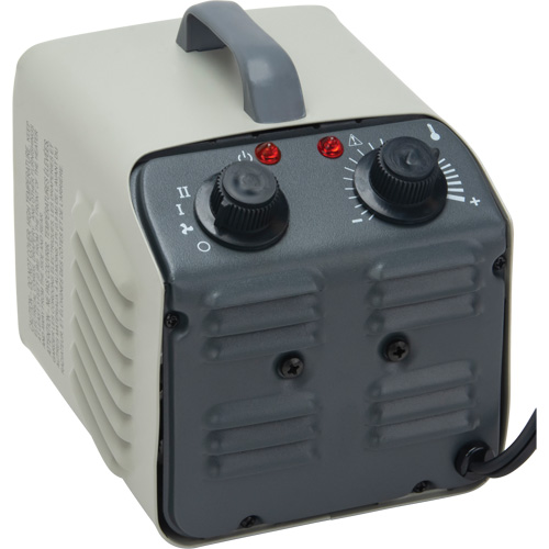 Personal Metal Shop Heater with Thermostat, Fan, Electric Rock Safety Industrial Ltd