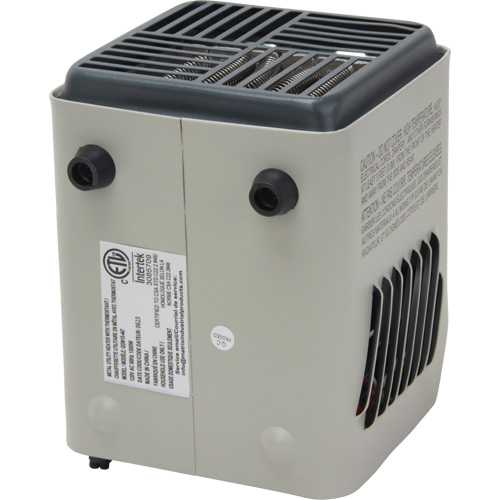 Personal Metal Shop Heater with Thermostat, Fan, Electric Rock Safety Industrial Ltd