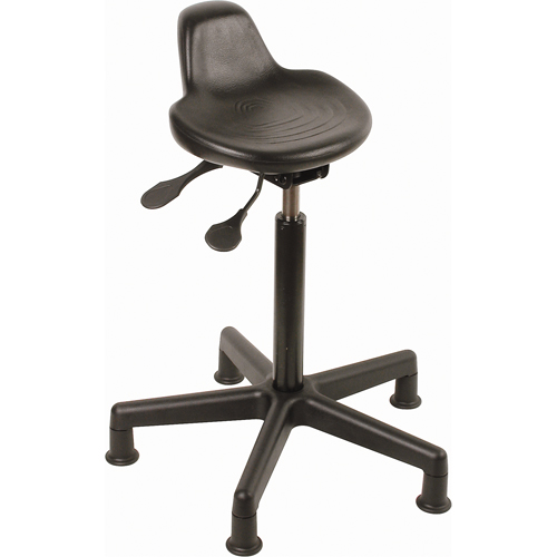 Tabouret, Position assise/debout, Ajustable, , Polyur&eacute;thane Si&egrave;ge, Noir Rock Safety Industrial Ltd