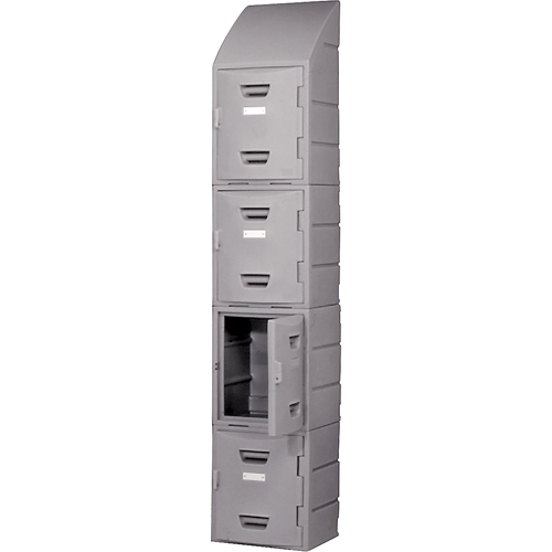Locker, 15" x 15" x 18", Grey, Assembled Rock Safety Industrial Ltd