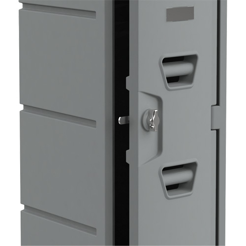 Locker, 12" x 15" x 47", Grey, Assembled Rock Safety Industrial Ltd