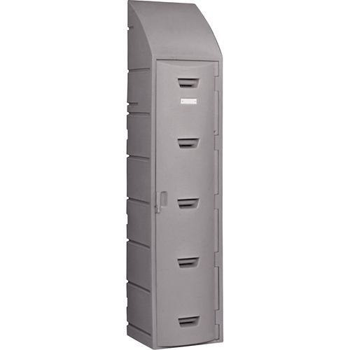 Locker, 15" x 18" x 73", Grey, Assembled Rock Safety Industrial Ltd