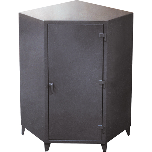 Corner Cabinets, Steel, 4 Shelves, 72" H x 48" W x 24" D, Grey Rock Safety Industrial Ltd