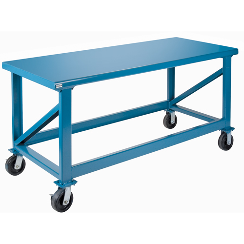 Extra Heavy-Duty Workbenches - All-Welded Benches, Steel Surface Rock Safety Industrial Ltd