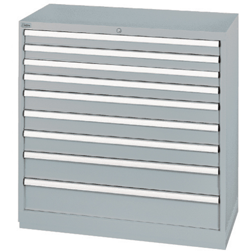 Armoires de rangement avec tiroirs, 9 tiroirs, 40-1/4" la x 22-1/2" p x 41-3/4" h, Gris Rock Safety Industrial Ltd