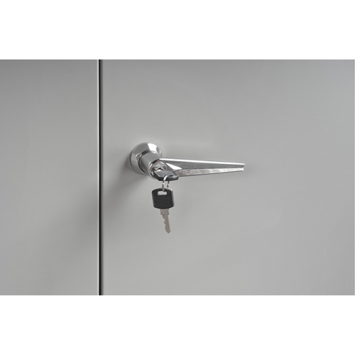 Pupitre d'atelier de style armoire, 34-1/2" la x 30" p x 53" h, Gris Rock Safety Industrial Ltd