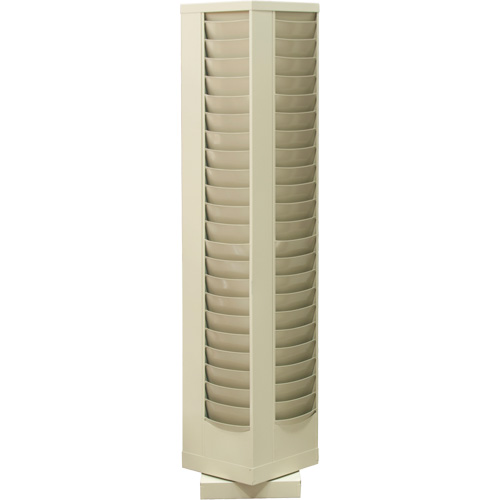 Porte-documents, Rotatif, 92 fentes, Acier, 14-1/8" la x 14-1/8" p x 68-3/8" h Rock Safety Industrial Ltd