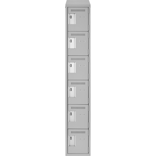 Petit casier Clean-Line, 6 niveaux, 18" x 72" x 15", Acier Rock Safety Industrial Ltd
