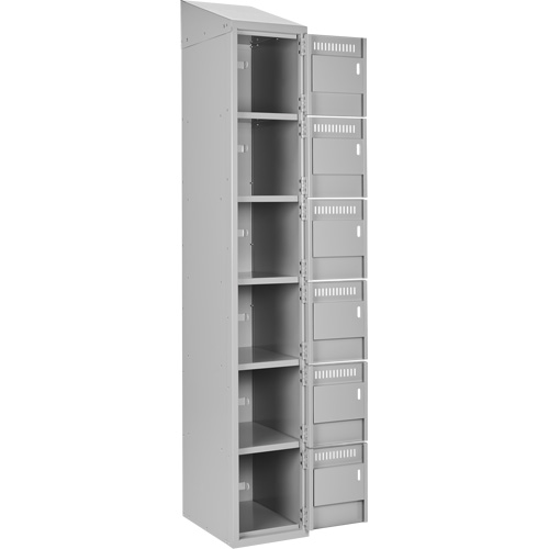 Petit casier Clean-Line, 6 niveaux, 18" x 72" x 15", Acier Rock Safety Industrial Ltd
