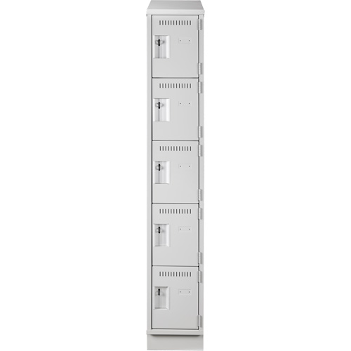 Clean-Line Lockerette, 6 -tier, Bank of 4, 18" x 72" x 18", Steel Rock Safety Industrial Ltd
