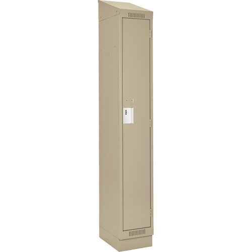 Clean Line Lockers, 12" x 18" x 82", Steel, Beige, Rivet (Assembled) Rock Safety Industrial Ltd