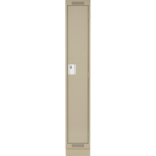 Casiers Clean Line, 12" x 18" x 76", Acier, Beige, Rivet (assembl&eacute;) Rock Safety Industrial Ltd