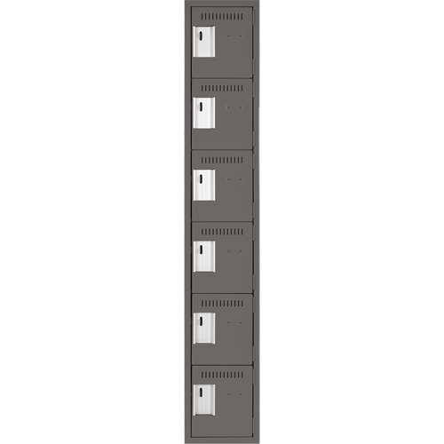 Petit casier Clean-Line, 6 niveaux, 18" x 72" x 18", Acier Rock Safety Industrial Ltd