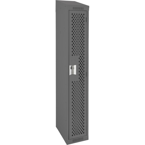 Casiers Clean Line, 12" x 15" x 78", Acier, Charbon, Rivet (assembl&eacute;), Perfor&eacute; Rock Safety Industrial Ltd
