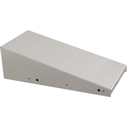 Clean Line Economy Lockers Slope Top, 1 Bank, 18" D x 12" W x 6" H, Grey, Steel Rock Safety Industrial Ltd