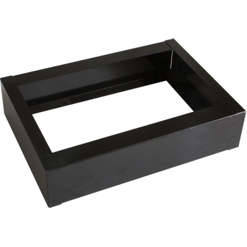 All-Welded Concorde - Heavy-Duty Lockers Recessed Base, 1 Banks, 4" H x 12" W x 17" D, Black, Steel Rock Safety Industrial Ltd
