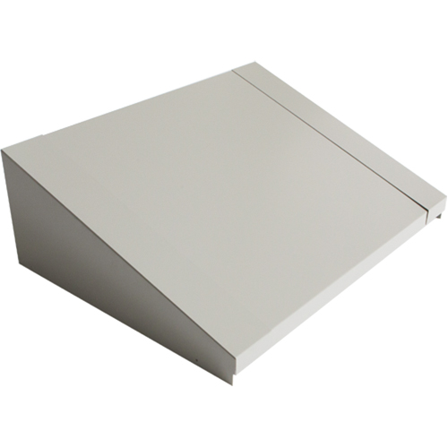 All-Welded Concorde - Heavy-Duty Lockers Sloping Top, 2 Bank, 18" D x 24" W x 6" H, Grey, Steel Rock Safety Industrial Ltd