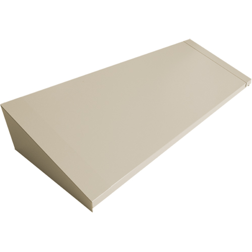 All-Welded Concorde - Heavy-Duty Lockers Sloping Top, 4 Bank, 18" D x 48" W x 6" H, Beige, Steel Rock Safety Industrial Ltd