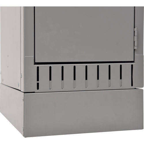 Base sur&eacute;lev&eacute;e, 1 Blocs, 4" lo x 12" la x 18" p, Gris, Acier Rock Safety Industrial Ltd