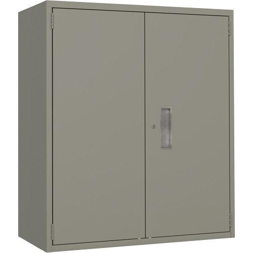 Lo-Boy Storage Cabinet, Steel, 2 Shelves, 40" H x 36" W x 18" D, Grey Rock Safety Industrial Ltd