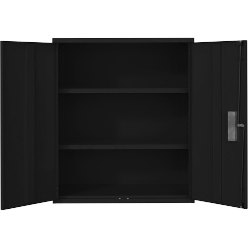 Lo-Boy Storage Cabinet, Steel, 2 Shelves, 42" H x 36" W x 18" D, Black Rock Safety Industrial Ltd