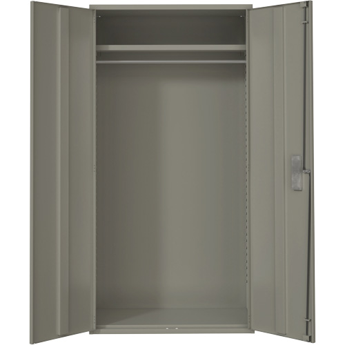 Armoire garde-robe, Acier, 36" la x 18" p x 72" h, Gris Rock Safety Industrial Ltd