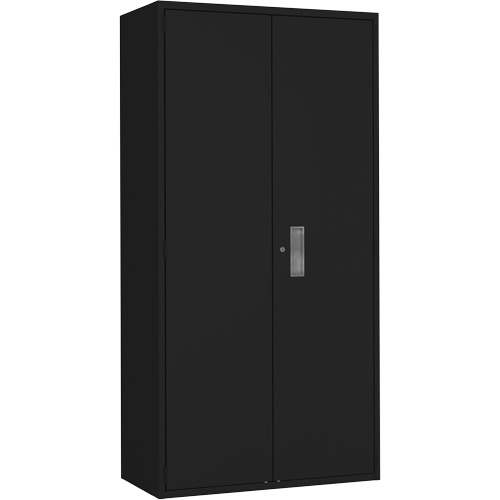 Armoire de rangements combin&eacute;s, Acier, 6 Tablettes, 72" h x 36" la x 18" P, Noir Rock Safety Industrial Ltd