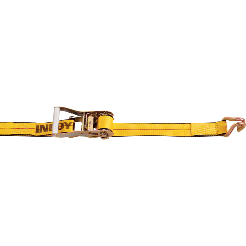 Tendeur d'arrimage &agrave; cliquet, Crochet &agrave; fil m&eacute;tallique, 2" , 30' , Charge d'utilisation max. 3333 lb (1511 kg) Rock Safety Industrial Ltd