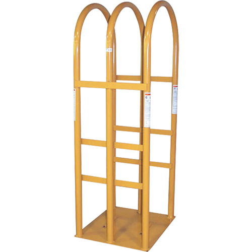 Cage de gonflage &agrave; trois barres Earthmover T104 Rock Safety Industrial Ltd