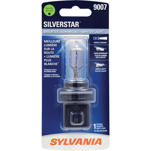 9007 Ampoule de feu avant SilverStar, Halog&egrave;ne, 55 W/65 W, Blanc Rock Safety Industrial Ltd