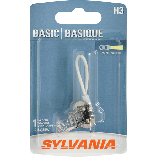 Ampoule de base pour feu avant H3, Halog&egrave;ne, 45 W, Blanc cass&eacute; Rock Safety Industrial Ltd