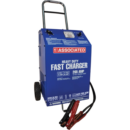Chargeur rapide 6/12 V &agrave; roues pour service intensif Rock Safety Industrial Ltd