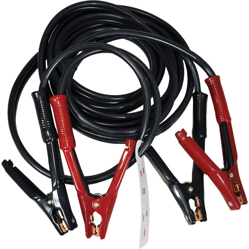 Heavy-Duty Booster Cables, 1 AWG, 800 Amps, 20' Cable Rock Safety Industrial Ltd