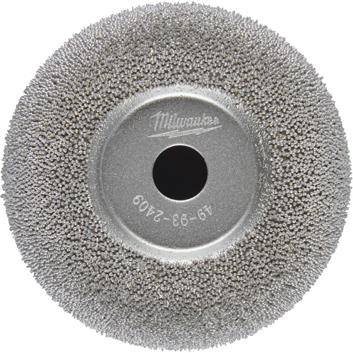 Meule &agrave; polir &agrave; contour &eacute;vas&eacute; 2-1/2" pour ponceuse pour pneus &agrave; basse vitesse M12 Fuel Rock Safety Industrial Ltd
