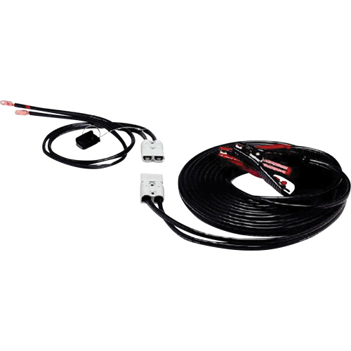 Heavy-Duty Fully Insulated Clamps with Side Terminal Adapters, 4 AWG, 500 A, 30' Cable Rock Safety Industrial Ltd