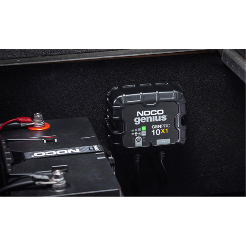 Chargeur de batterie embarqu&eacute; &agrave; 1 sortie de 10 amp&egrave;res GenPro10X1 Genius Rock Safety Industrial Ltd