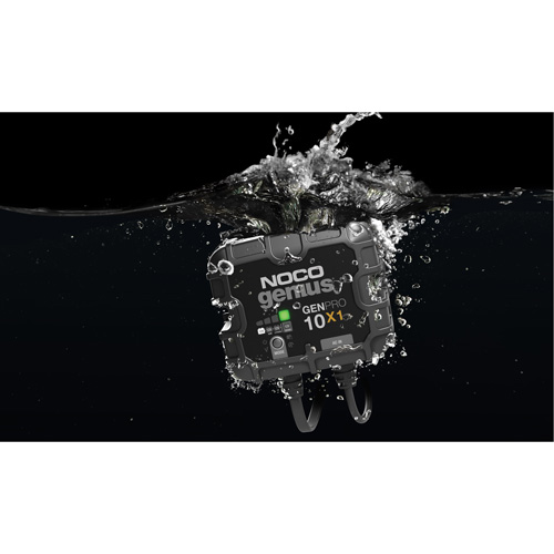 Chargeur de batterie embarqu&eacute; &agrave; 1 sortie de 10 amp&egrave;res GenPro10X1 Genius Rock Safety Industrial Ltd