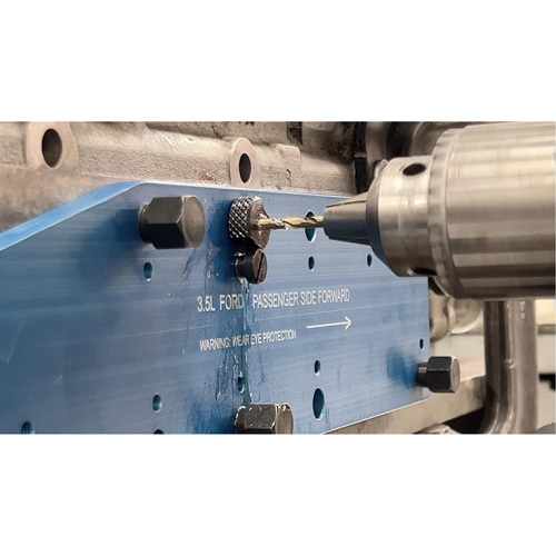 Gabarit de perçage pour installation sur collecteur pour Ford 3,5 L Ecoboost Rock Safety Industrial Ltd