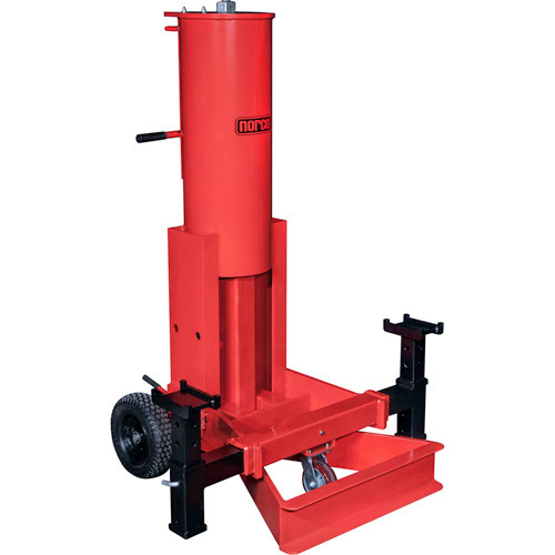 Cric de levage &agrave; air, Capacit&eacute; de 10 tonne(s), 12-1/4" - 49-1/2" h Rock Safety Industrial Ltd