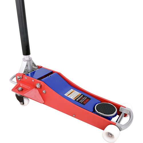 Cric de plancher, 3 tonne(s) Capacit&eacute;, 3" Abaiss&eacute;e, 19-3/4" &eacute;lev&eacute;e, Hydraulique &agrave; main Rock Safety Industrial Ltd