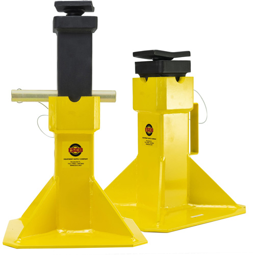 Crics avec sellette du dessus r&eacute;glable &agrave; vis, Tige verrouillable, 15-1/2" - 20-1/2" h Rock Safety Industrial Ltd
